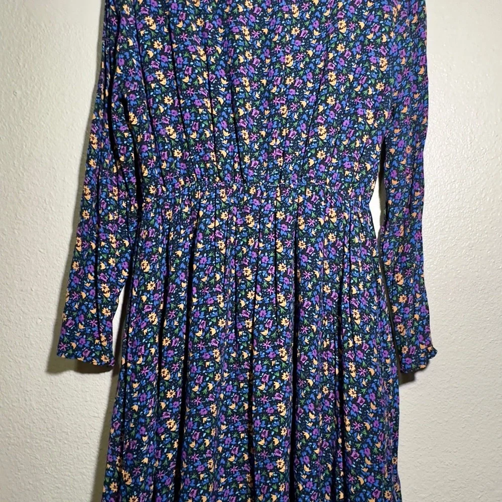 ZARA Shoulder ZARA BLUE FLORAL PRINTED Floral Print - Picture 10 of 15